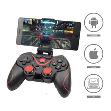 Load image into Gallery viewer, Wholesale Terios T3 X3 Wireless Joystick Gamepad Game Controller bluetooth BT3.0 Joystick For Mobile Phone Tablet TV Box Holder